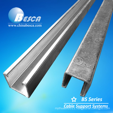 Hot Dip Galvanized Steel Plain Strut Channel and Unistrut Channel with UL